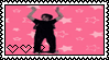 stamp with a gif of Jerma985 doing the caramelldansen dance.